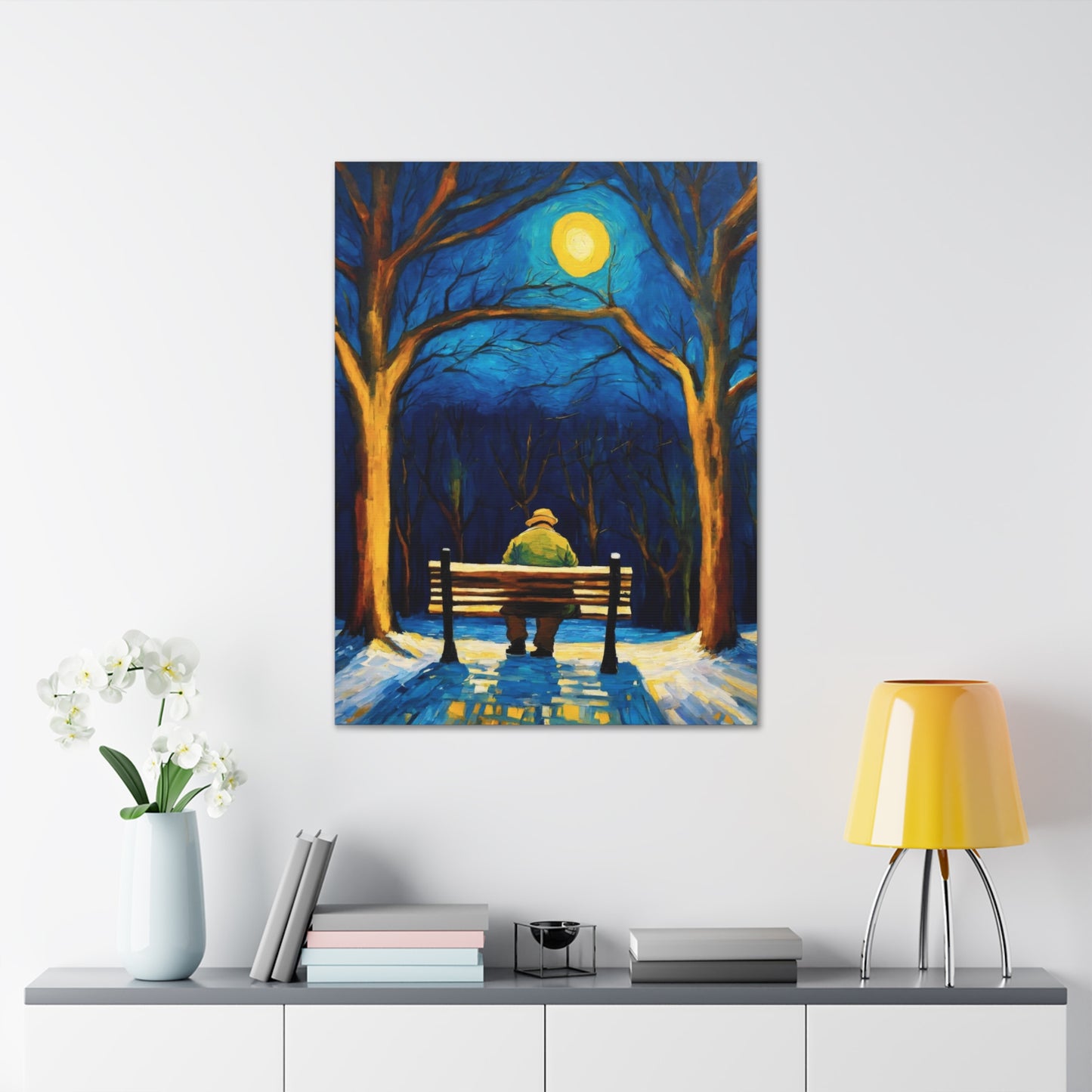 "Solitude Under Moonlight"